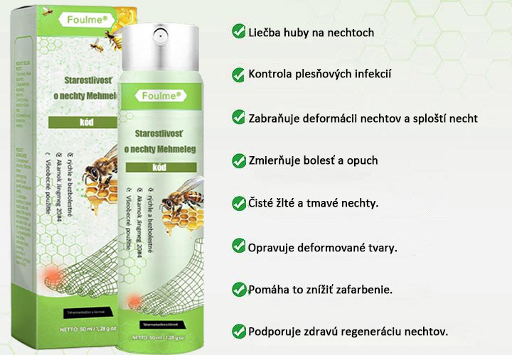 Časovo obmedzená zľava 50 % | Sprej s včelím jedom Foulme® NailRescue🐝