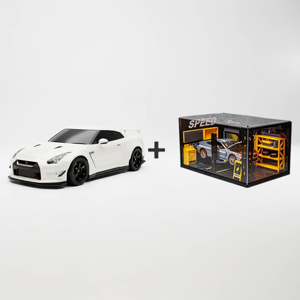 Biela+Vitrína na modely